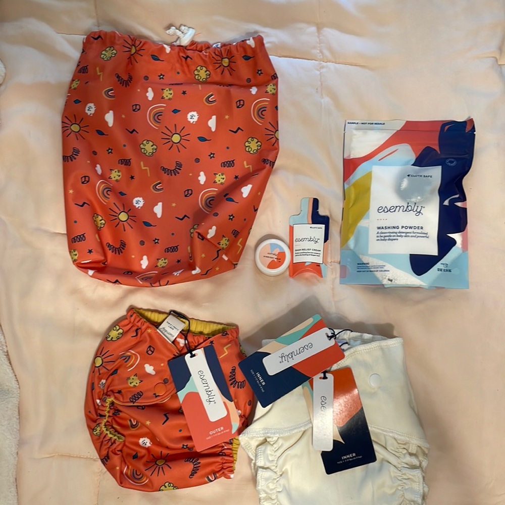 Esembly Cloth Diaper Try It Kit- Size 1 - Positive Parade